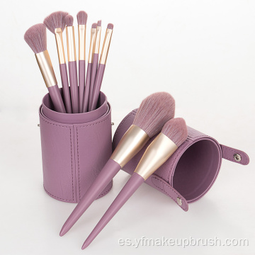 Nuevo producto 9 Pincel de maquillaje de patata dulce púrpura